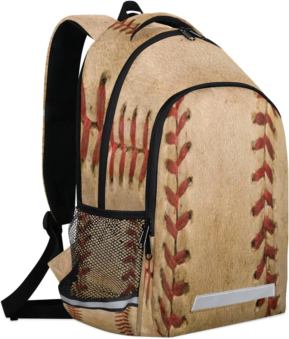 Rugby Ball School Backpack for Boys Girls Teens Football College Students Backpack Laptop Backpack Travel Backpacks Bookbag Daypack