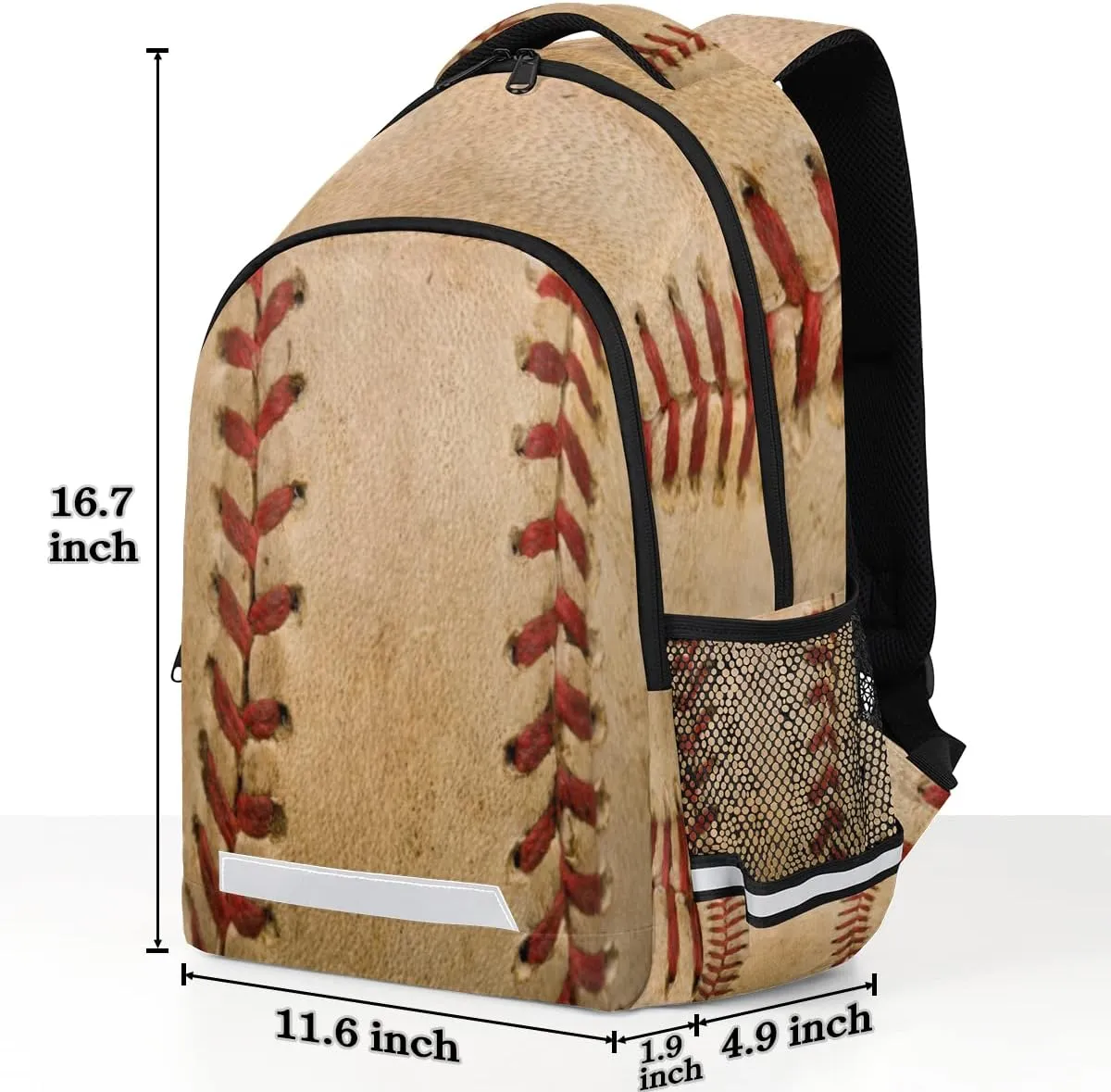 Rugby Ball School Backpack for Boys Girls Teens Football College Students Backpack Laptop Backpack Travel Backpacks Bookbag Daypack