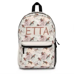 Seas The Rainbow Backpack (INCLUDE CUSTOM NAME & FONT OPTION IN NOTES AT CHECKOUT)