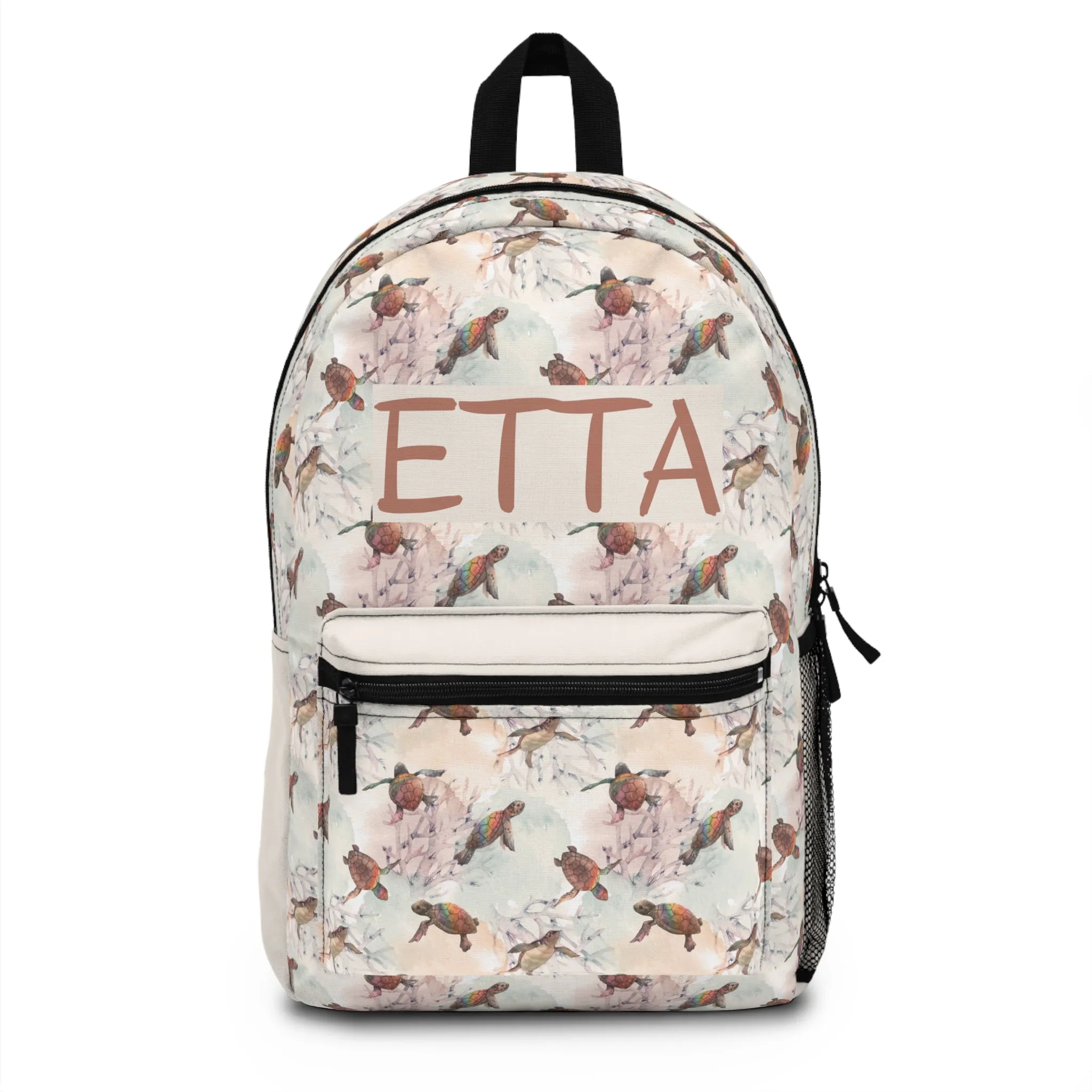 Seas The Rainbow Backpack (INCLUDE CUSTOM NAME & FONT OPTION IN NOTES AT CHECKOUT)