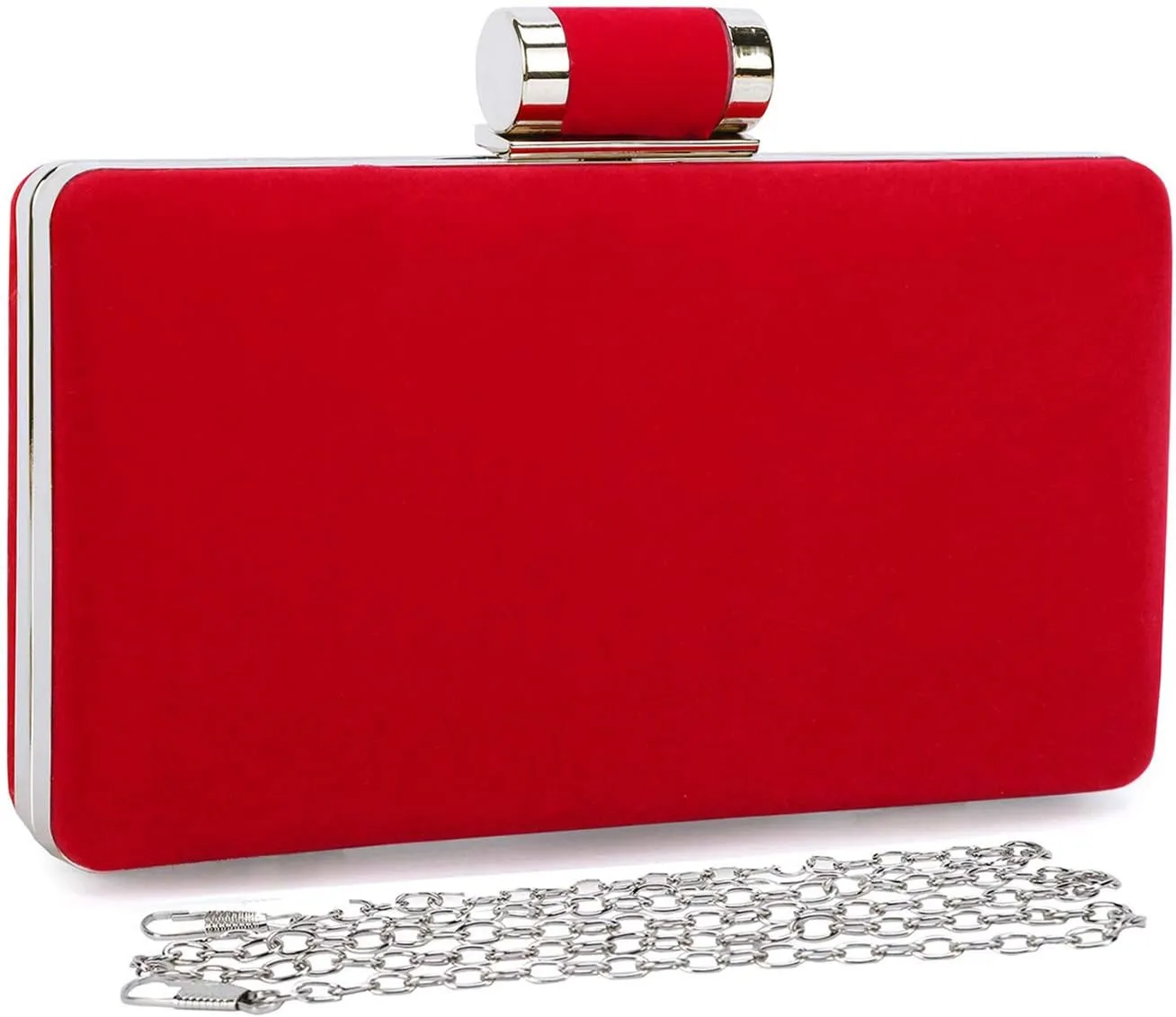 Selighting Elegant Velvet Clutch Evening Bags for Women Formal Wedding Party Clutch Purse Prom Cocktail Handbags