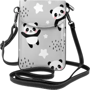 Small Crossbody Bag For Women,Leather Phone Purse Women'S Shoulder Handbags Wallet Purse -Pink Purple Glitter