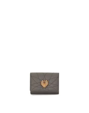 Small Devotion wallet in quilted nappa leather