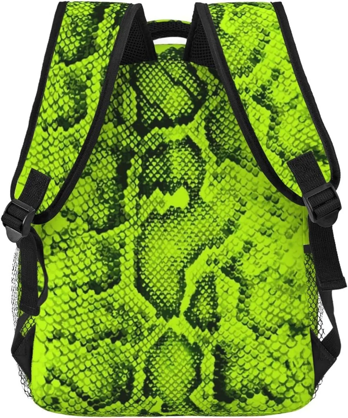 Snake Skin Backpack Funny Laptop Backpack Snake Tablet Travel Picnic Travel Bag Animal Skin Laptop Bag
