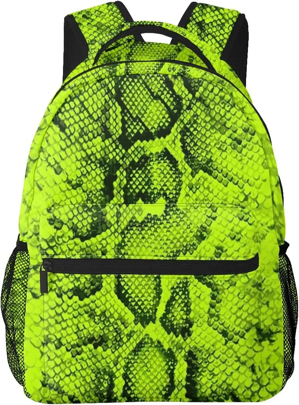 Snake Skin Backpack Funny Laptop Backpack Snake Tablet Travel Picnic Travel Bag Animal Skin Laptop Bag