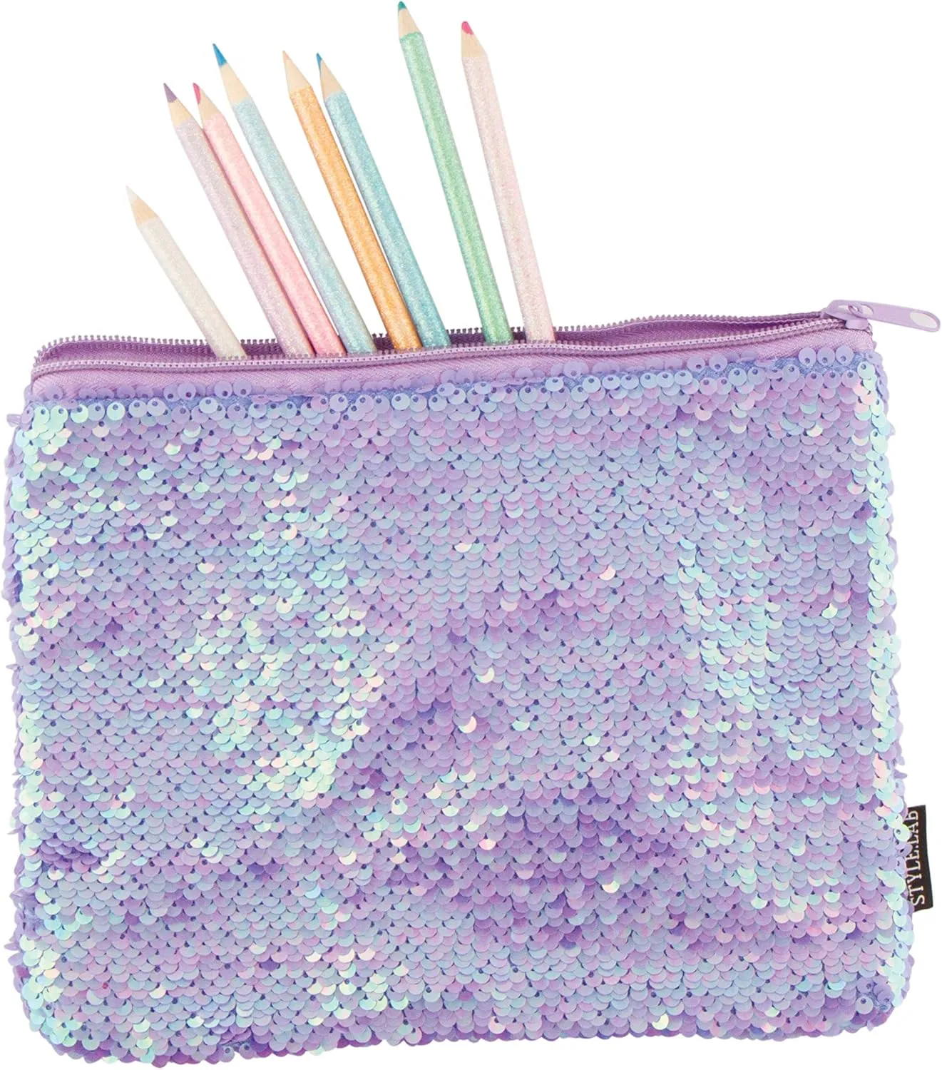 Style.Lab Fashion Angels Periwinkle Irid/Matte Magic Sequin Pouch