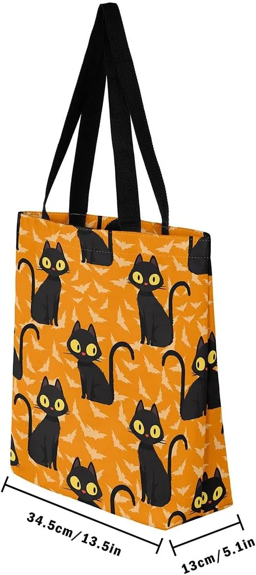 Sugar Skull Canvas Tote Bag for Women,Boho Floral Gym Bag Gothic Bone Goth Halloween Skeleton Bags