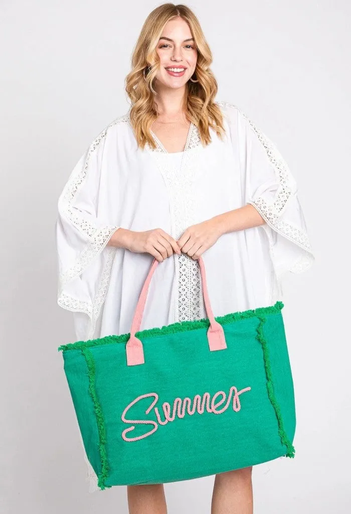 Summer Bliss Tote-Green