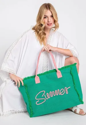 Summer Bliss Tote-Green