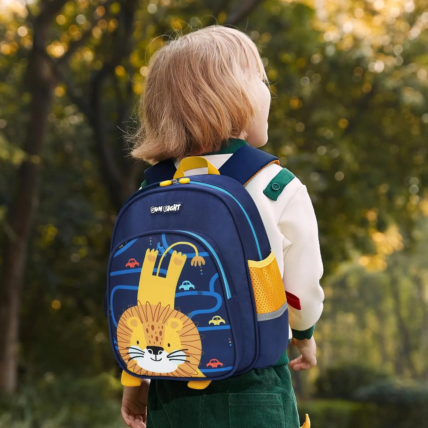 SUN EIGHT Kids backpacks,Water Resistant Boys Girls Backpack for Preschool/Primary/Elementary School Bookbag