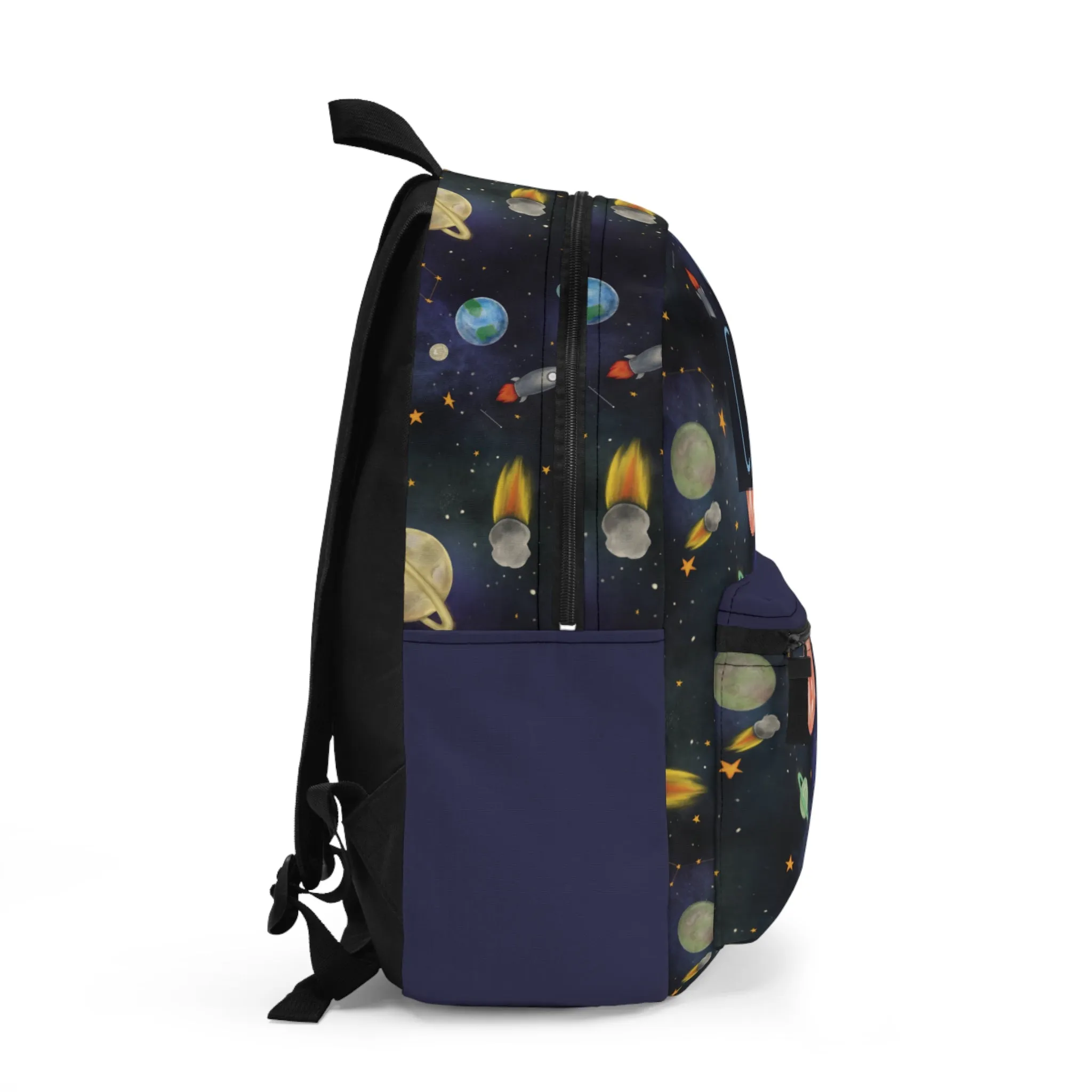 Teddy’s Space Adventure Backpack (INCLUDE CUSTOM NAME & FONT OPTION IN NOTES AT CHECKOUT)