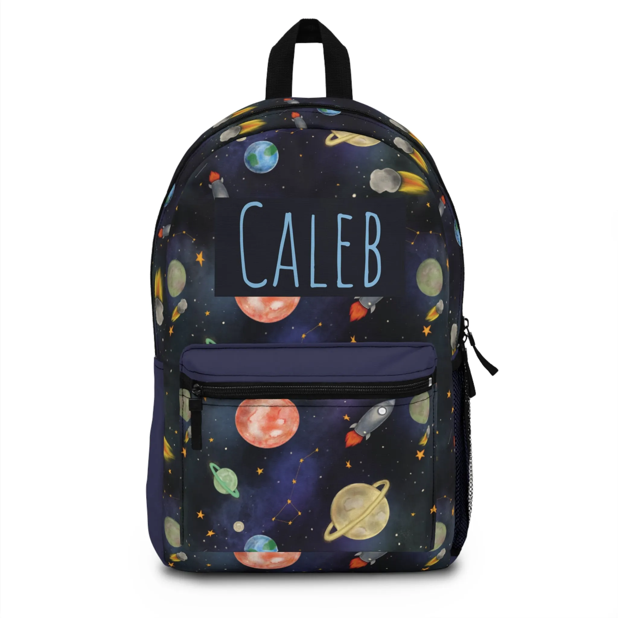 Teddy’s Space Adventure Backpack (INCLUDE CUSTOM NAME & FONT OPTION IN NOTES AT CHECKOUT)