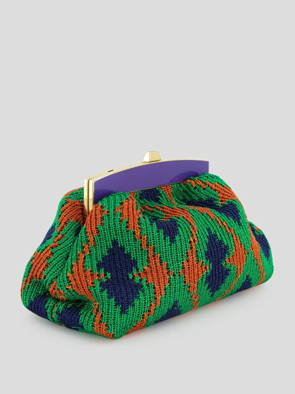 The Blue Velvet Spade Series Clutch