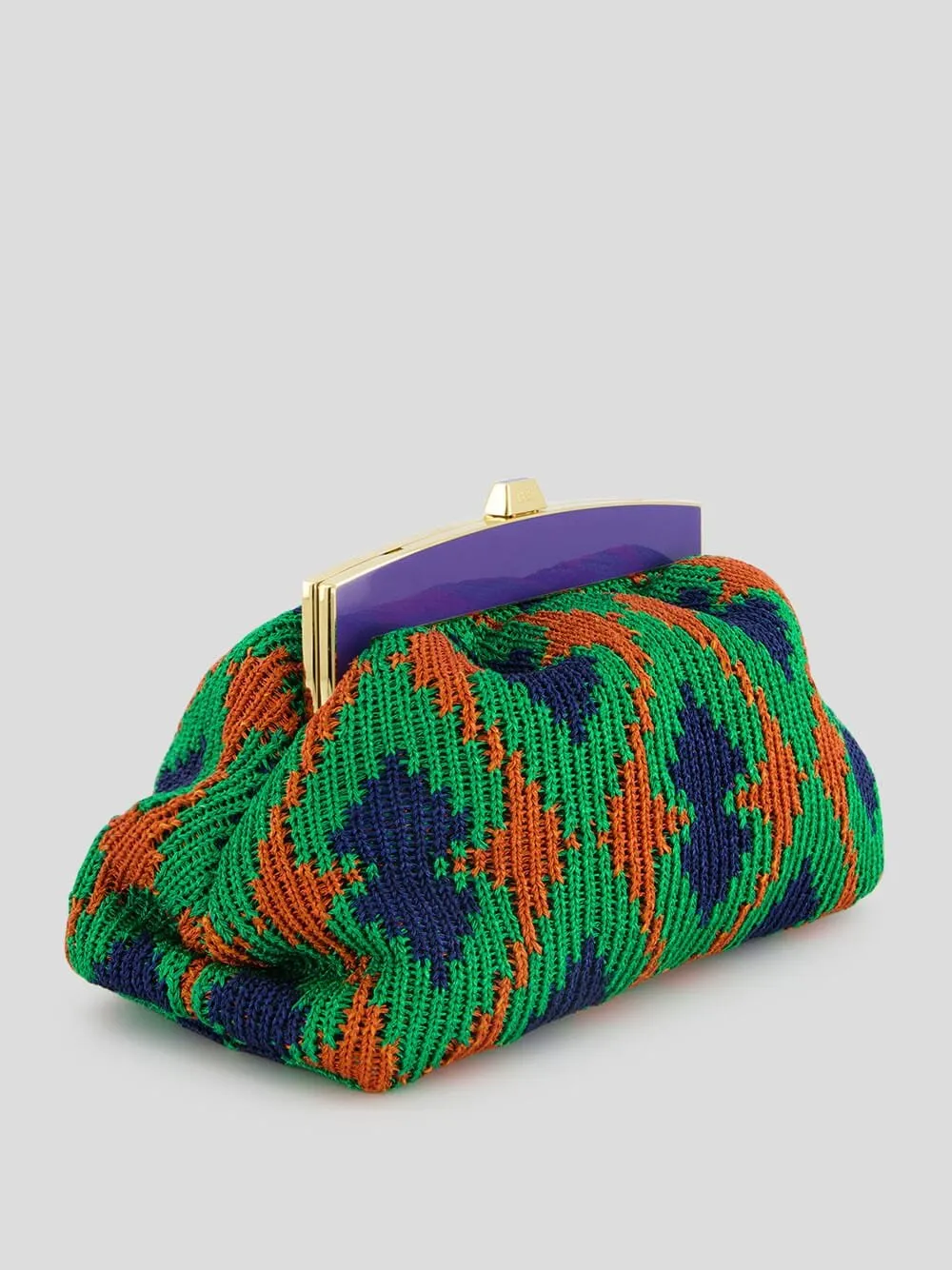 The Blue Velvet Spade Series Clutch