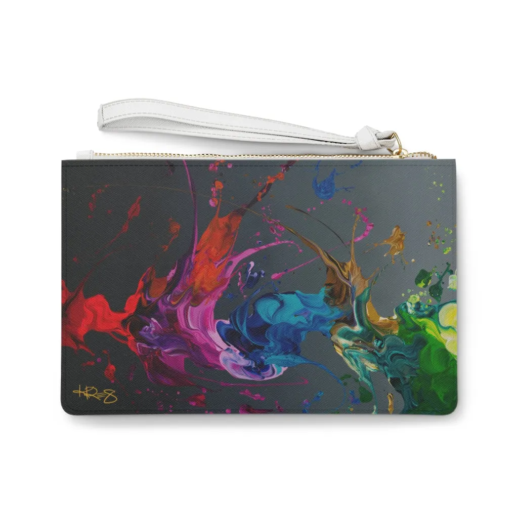 The Righteous Path Kre8 Saffiano Clutch Bag