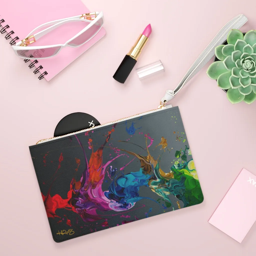 The Righteous Path Kre8 Saffiano Clutch Bag