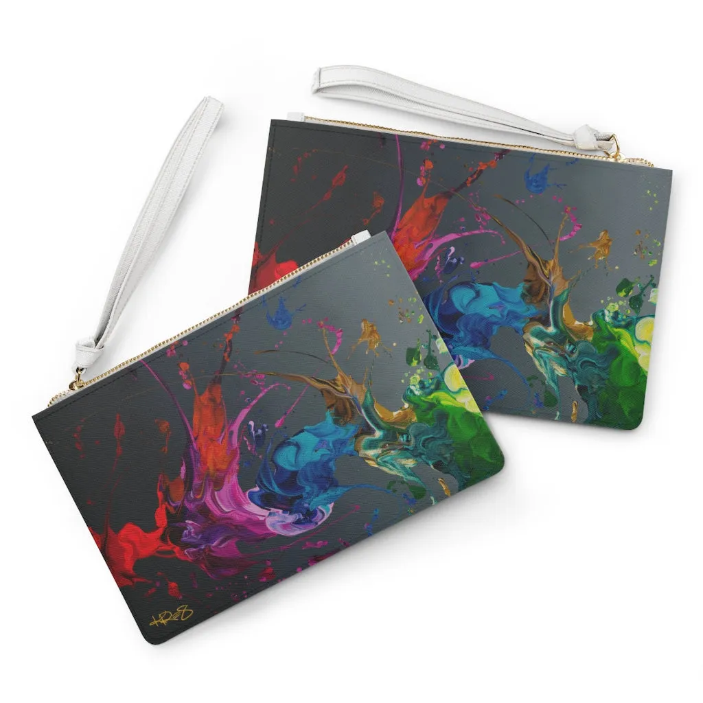 The Righteous Path Kre8 Saffiano Clutch Bag