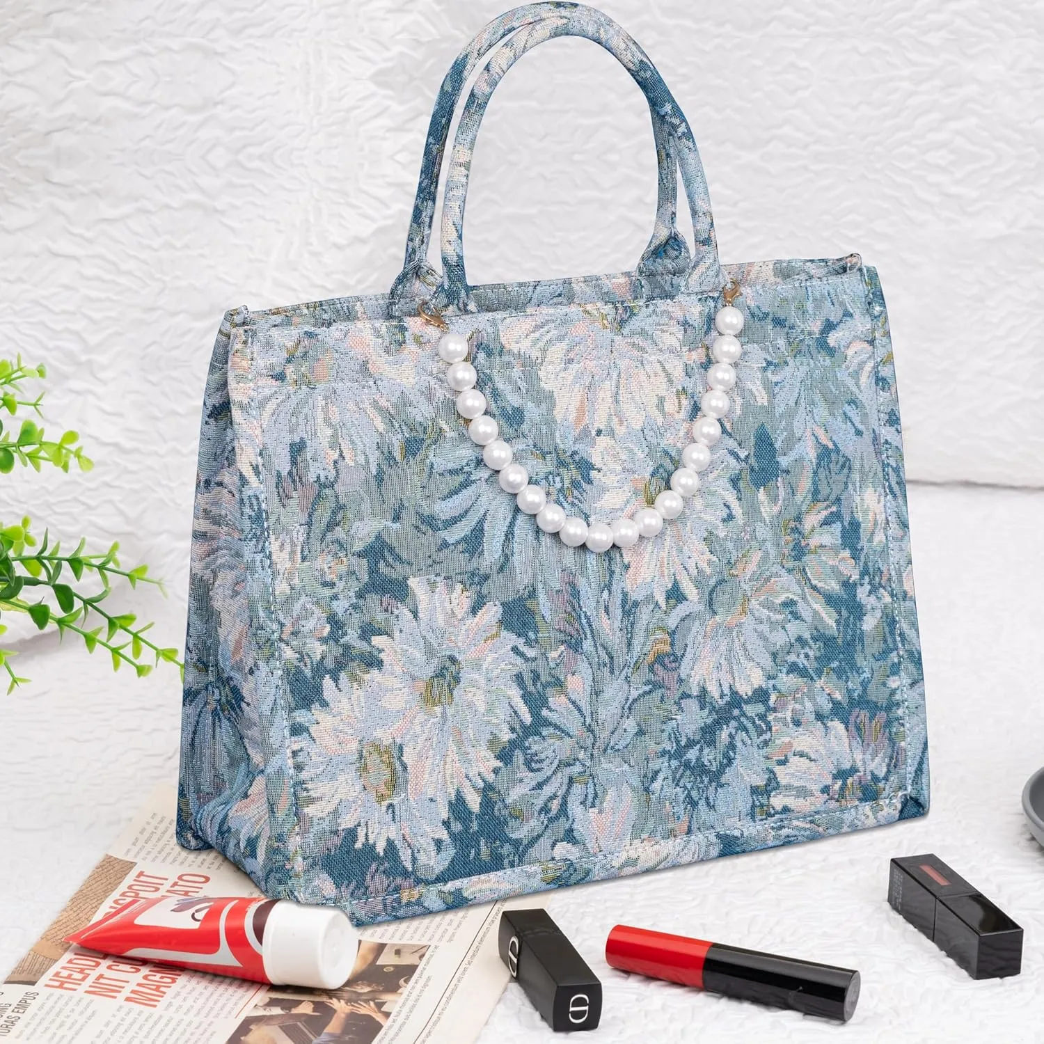 Tote Bag For Women Large Versatile Tote Work Travel Gym Bags Durable Canvas Purse Commute Handbags