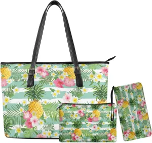 Tote Bag,Handbag,Wallet Set for Women Trendy Tote Bag Shoulder Purse Clutch Satchel Wallet School Work Bags