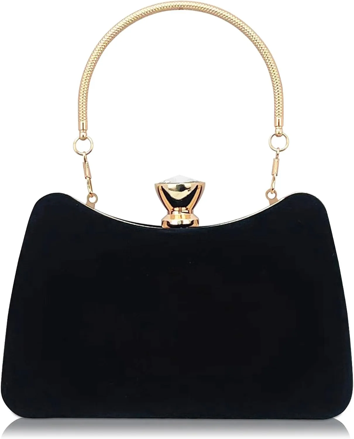 Velvet Fashion Women Evening Bags Women Vintage Diamond Clutch Bags Elegant Handbags Formal Party Clutches Purses for Wedding