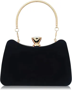 Velvet Fashion Women Evening Bags Women Vintage Diamond Clutch Bags Elegant Handbags Formal Party Clutches Purses for Wedding