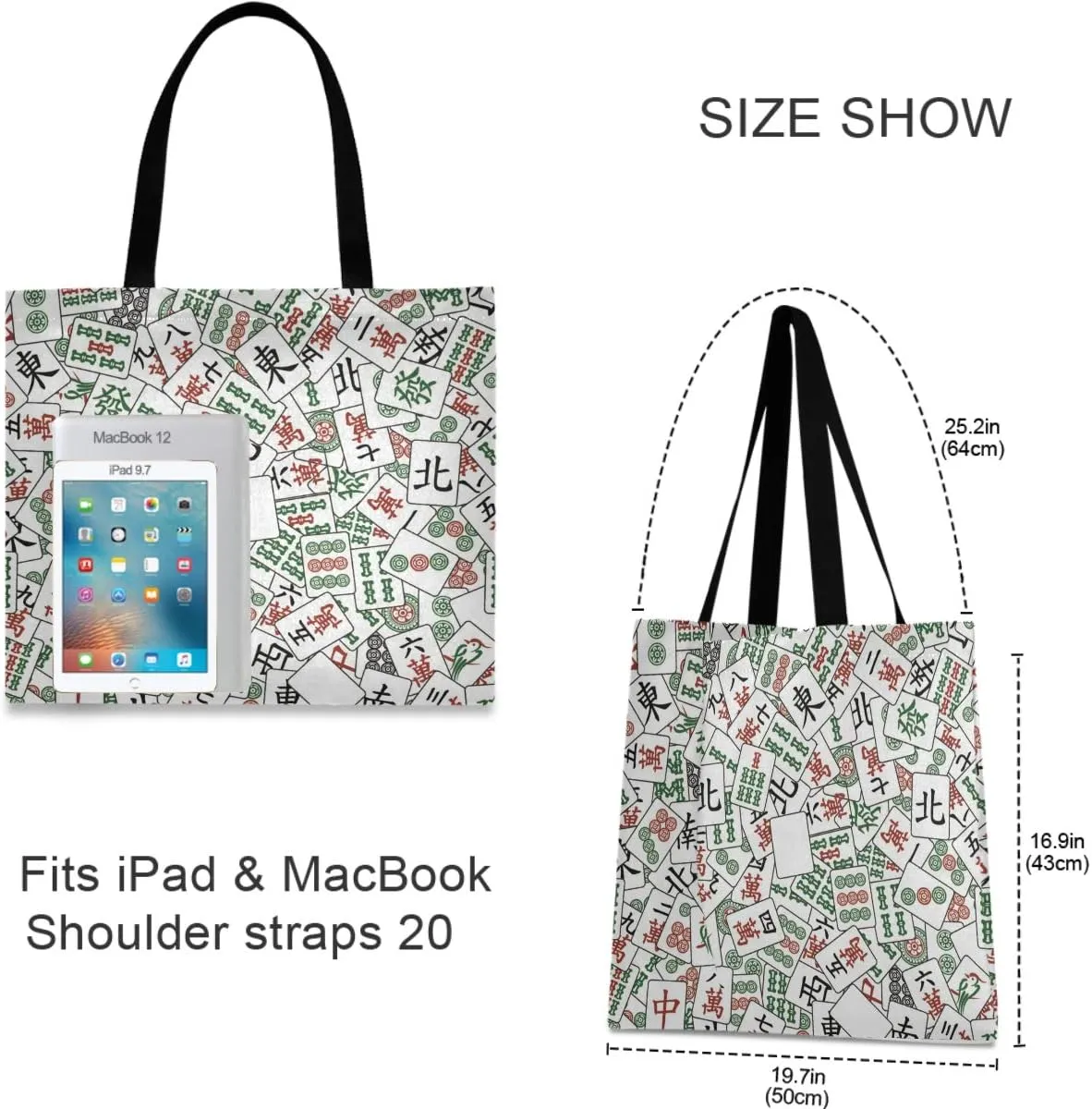 visesunny Fashion Floral Tote Bag with Interior Pocket Lightweight Travel Shoulder Bag Handbag Purse