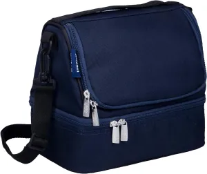 Wildkin Two Compartment Insulated Lunch Bag for Kids – School & Travel Ready - Whale Blue