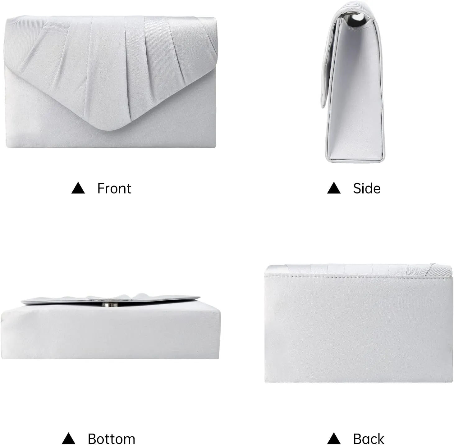 Women Evening Bag Clutch Rhinestone Envelope Party Handbag Bridal Prom Purse