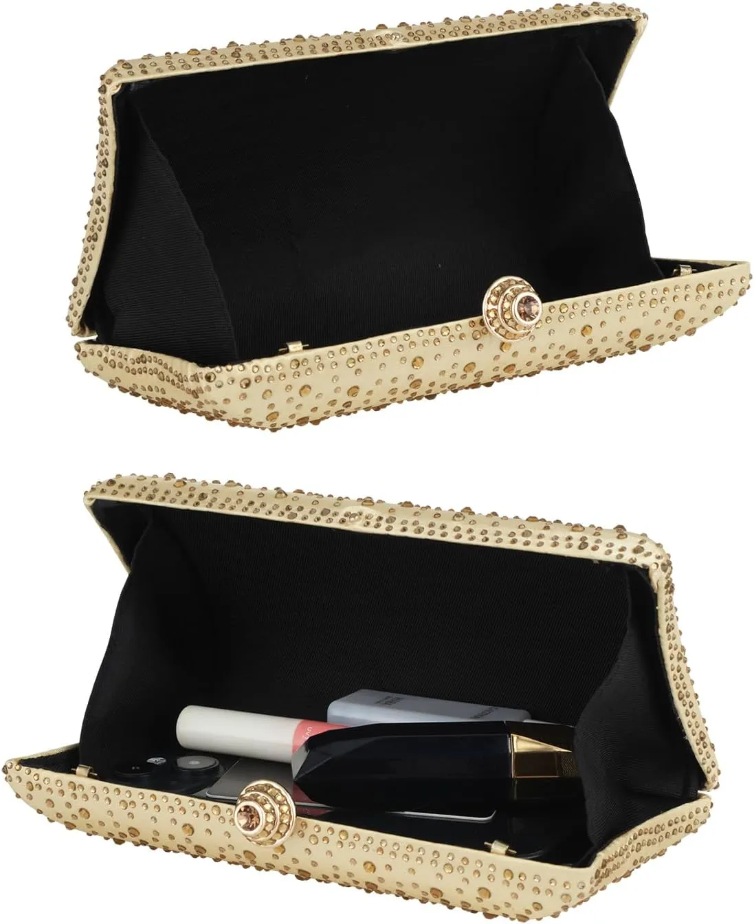 Women Handbags Rhinestone Party Prom Wedding Bride Evening Bags Crystal Party Clutch Purse