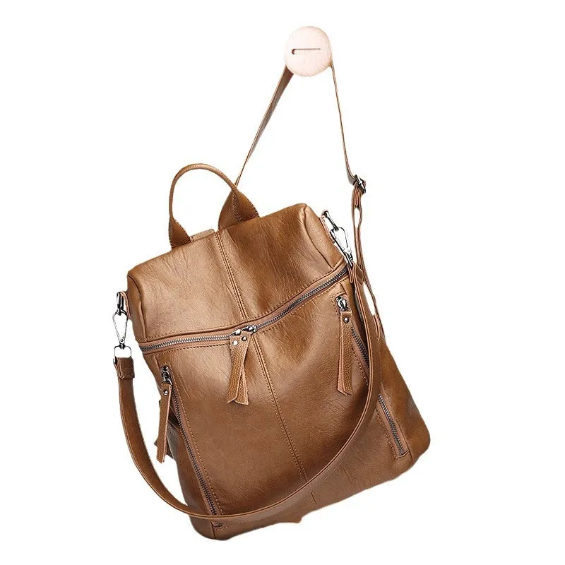 Women's Beautiful Innovative Genuine Leather Business Backpacks