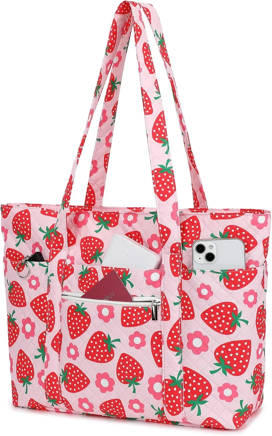 Women's Tote Bag with Laptop Compartment Fit 15.6 inch 16 inch Laptop,Large Capacity Handbag for Work, Travel