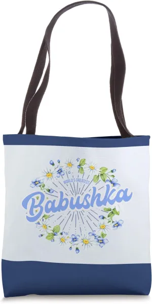 World's Greatest Babushka - Gift Russian Grandma Tote Bag