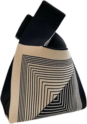 Wrist Handbag for Women Wristlet Handbag Sleeve Knot Pouch Portable Purse Tote Gift Bag