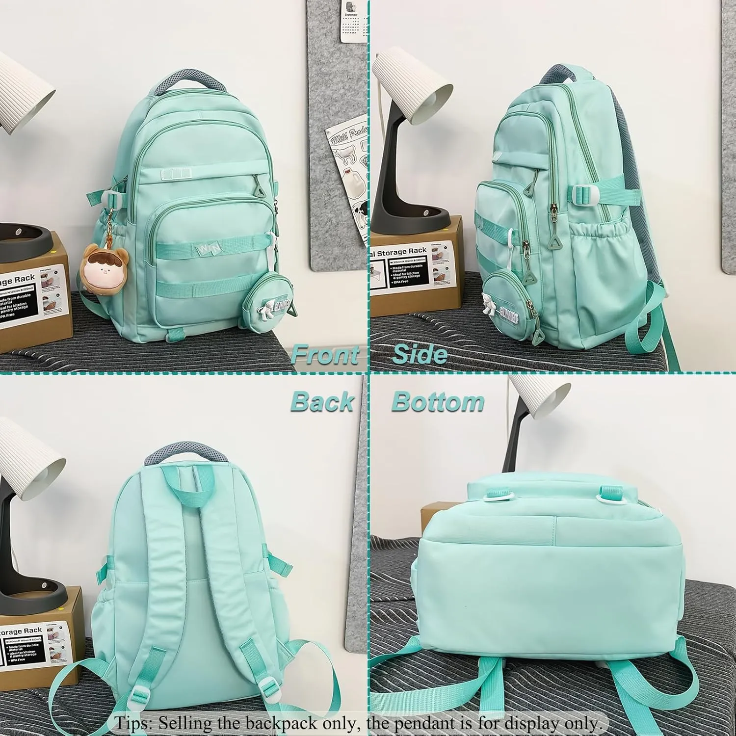 YJMKOI Kids Backpack for Girls Middle-School Elementary Bookbags Aesthetic Backpack for Teen Girls-Boys