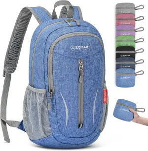 ZOMAKE 10L Small Packable Hiking Backpack - Lightweight Hiking Daypack - Tear Resistant Foldable Day Pack for Women Men